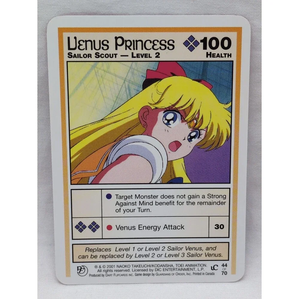 Venus Princess Level 2 Sailor Moon CCG Past And Future Card #44
